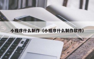 株洲小程序什么制作（小程序什么制作软件）